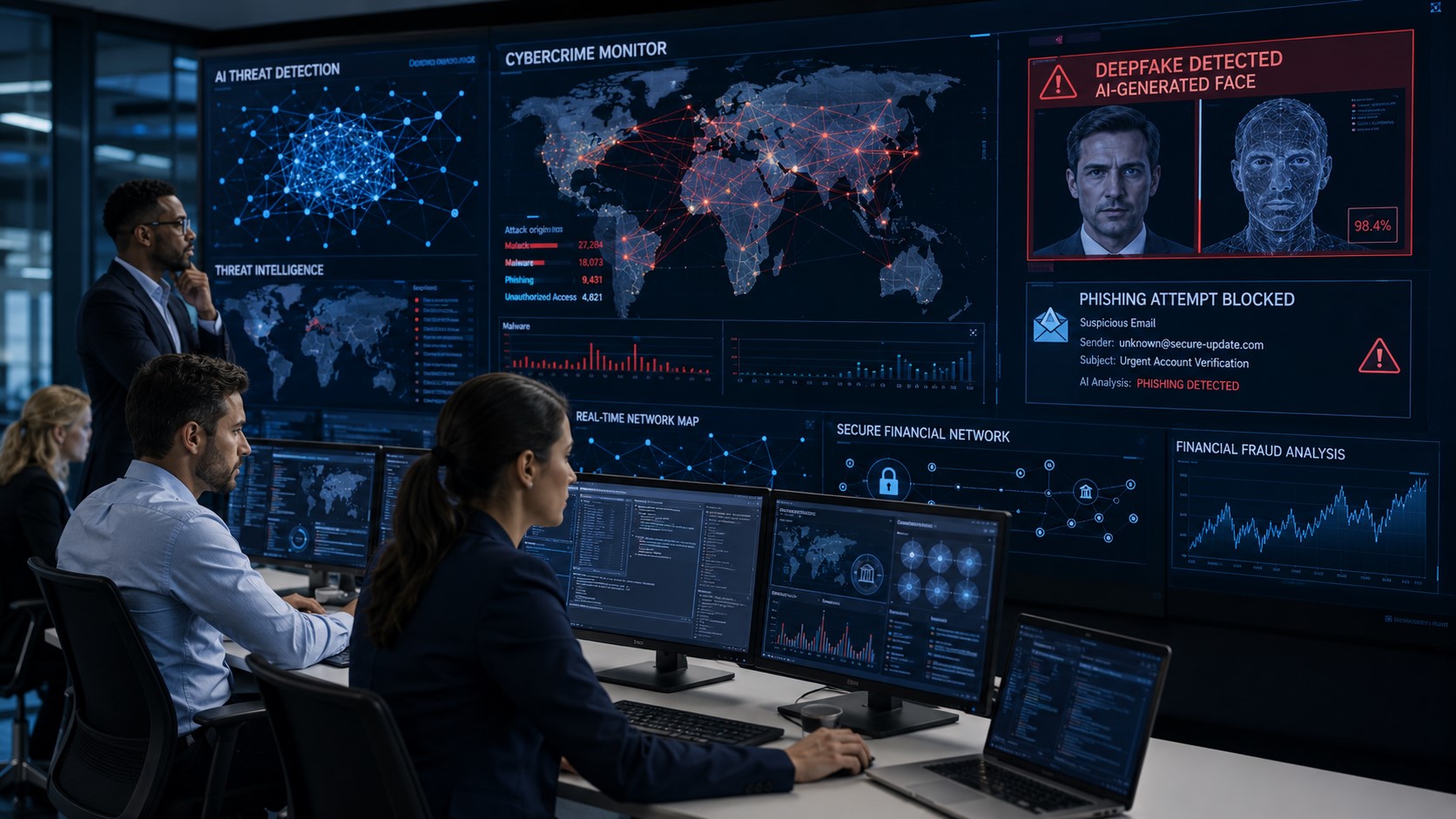AI-Powered Cybercrime Surge Raises Alarm Over Sophisticated Financial Fraud Schemes