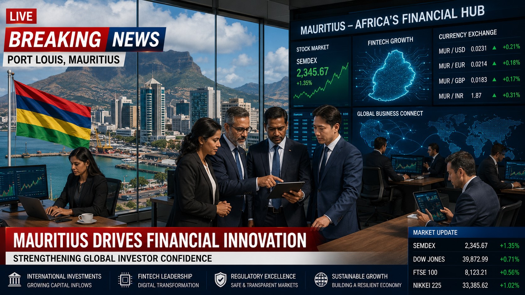 Breaking: Mauritius Strengthens Position as Africa's Financial Gateway