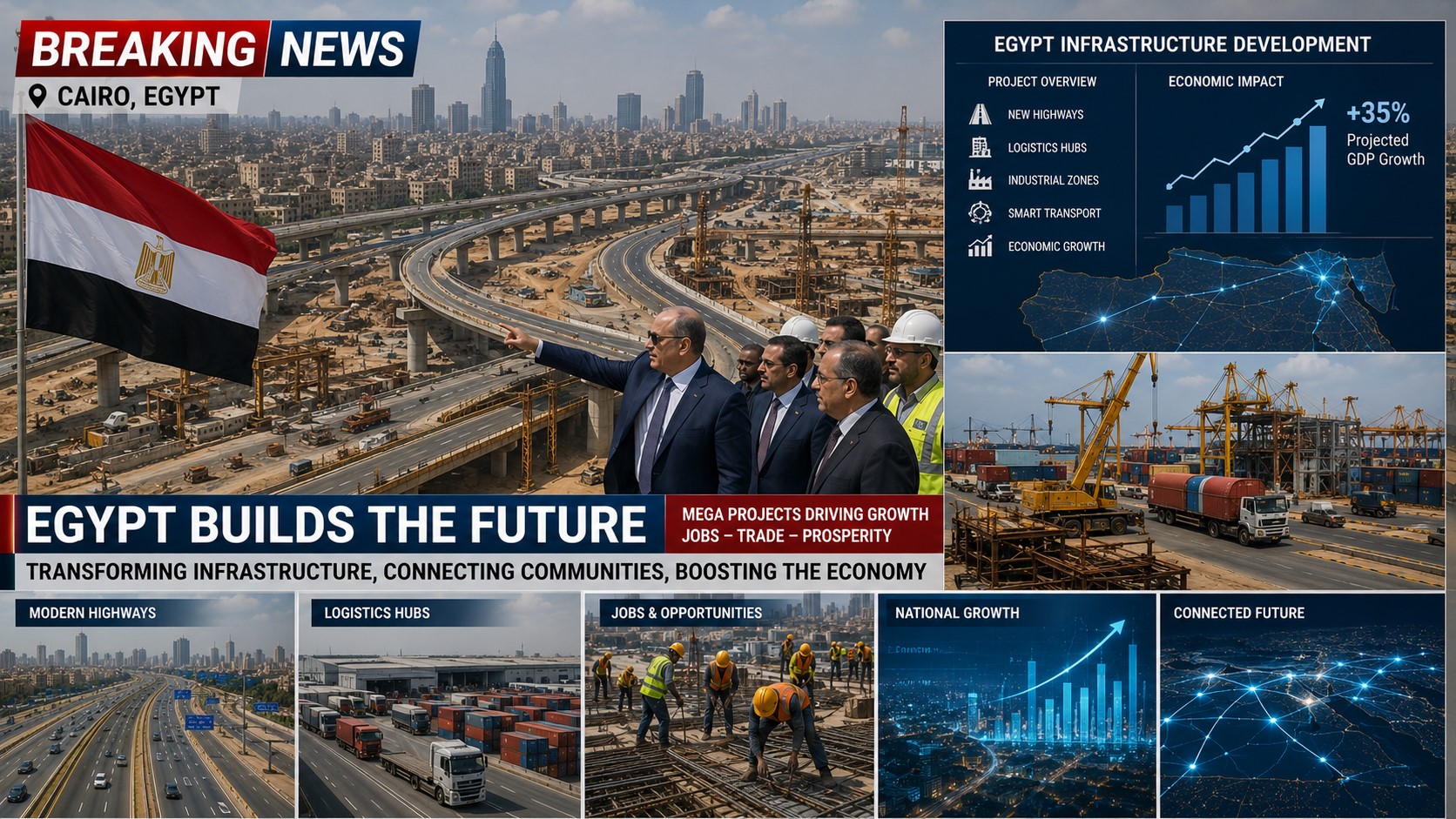 Breaking: Egypt Expands Major Development Projects to Boost Economy
