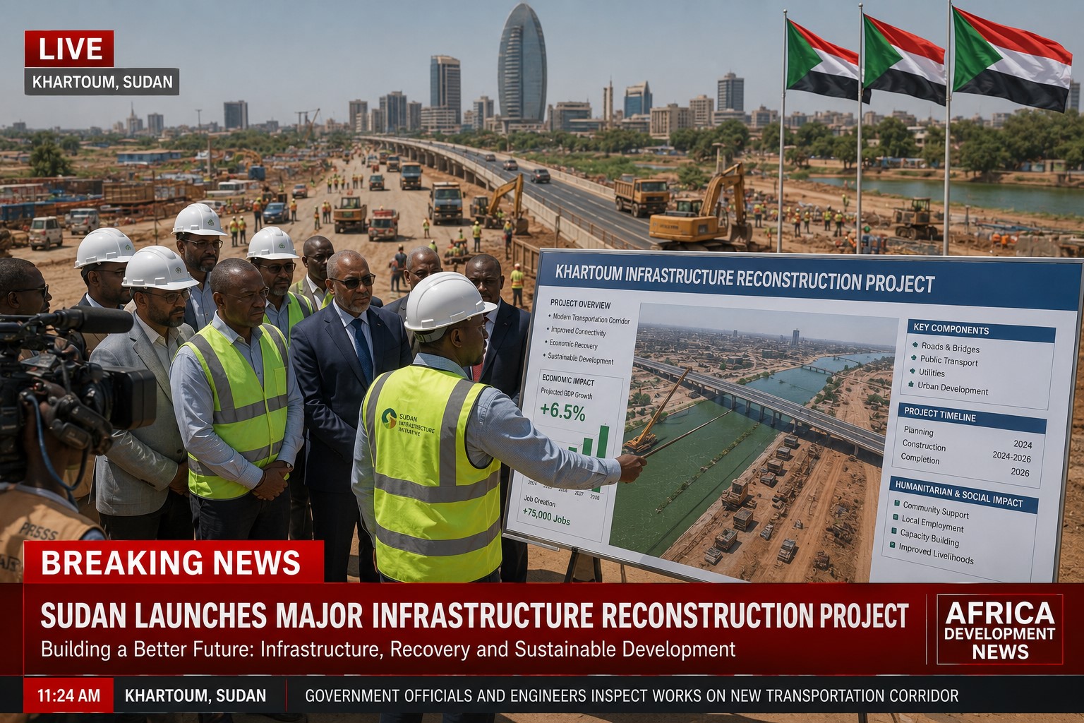 Breaking: Sudan Expands Recovery and Infrastructure Projects to Support National Stability