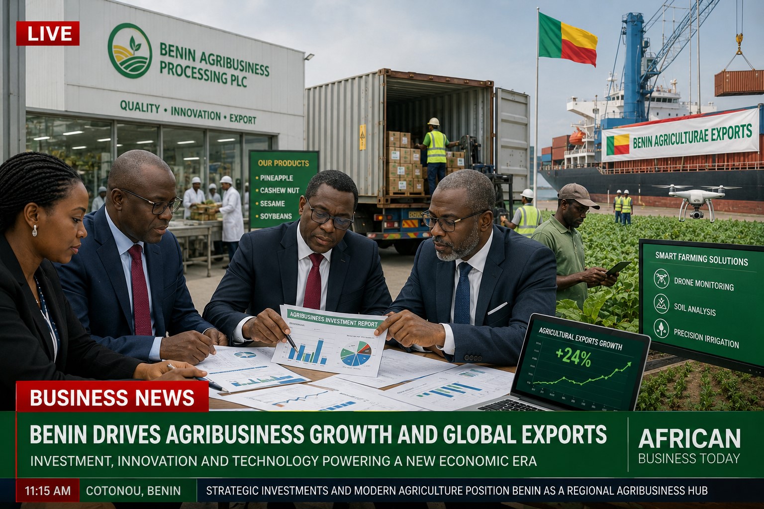 Benin's Agribusiness Industry Gains Momentum Amid Rising Investment