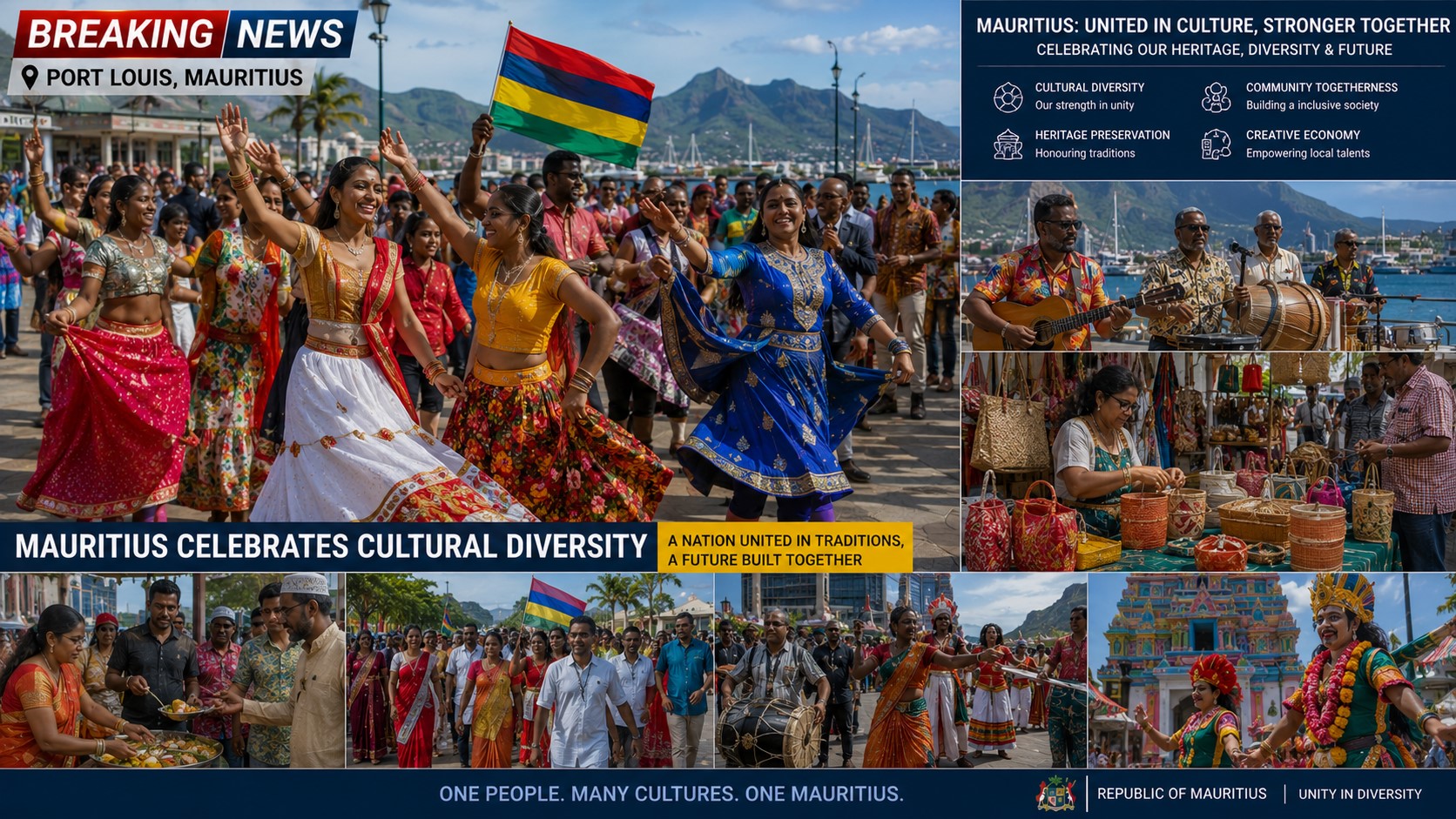 Mauritius Strengthens Cultural Tourism Through Heritage and Arts Celebrations