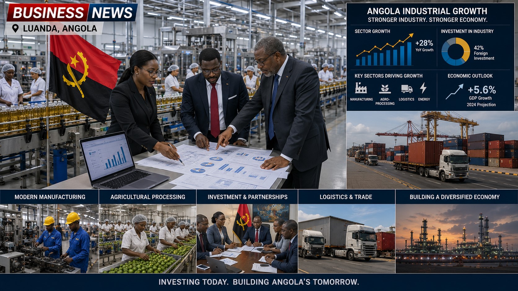 Angola Accelerates Economic Diversification Through New Business Investments
