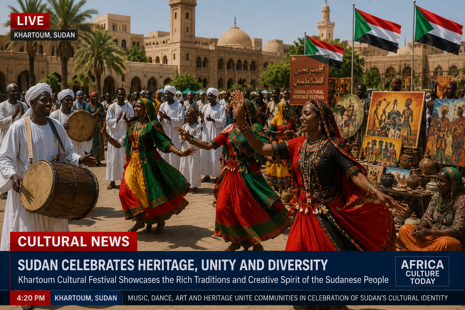 Sudan Showcases Rich Cultural Heritage Through New Arts and Festival Initiatives