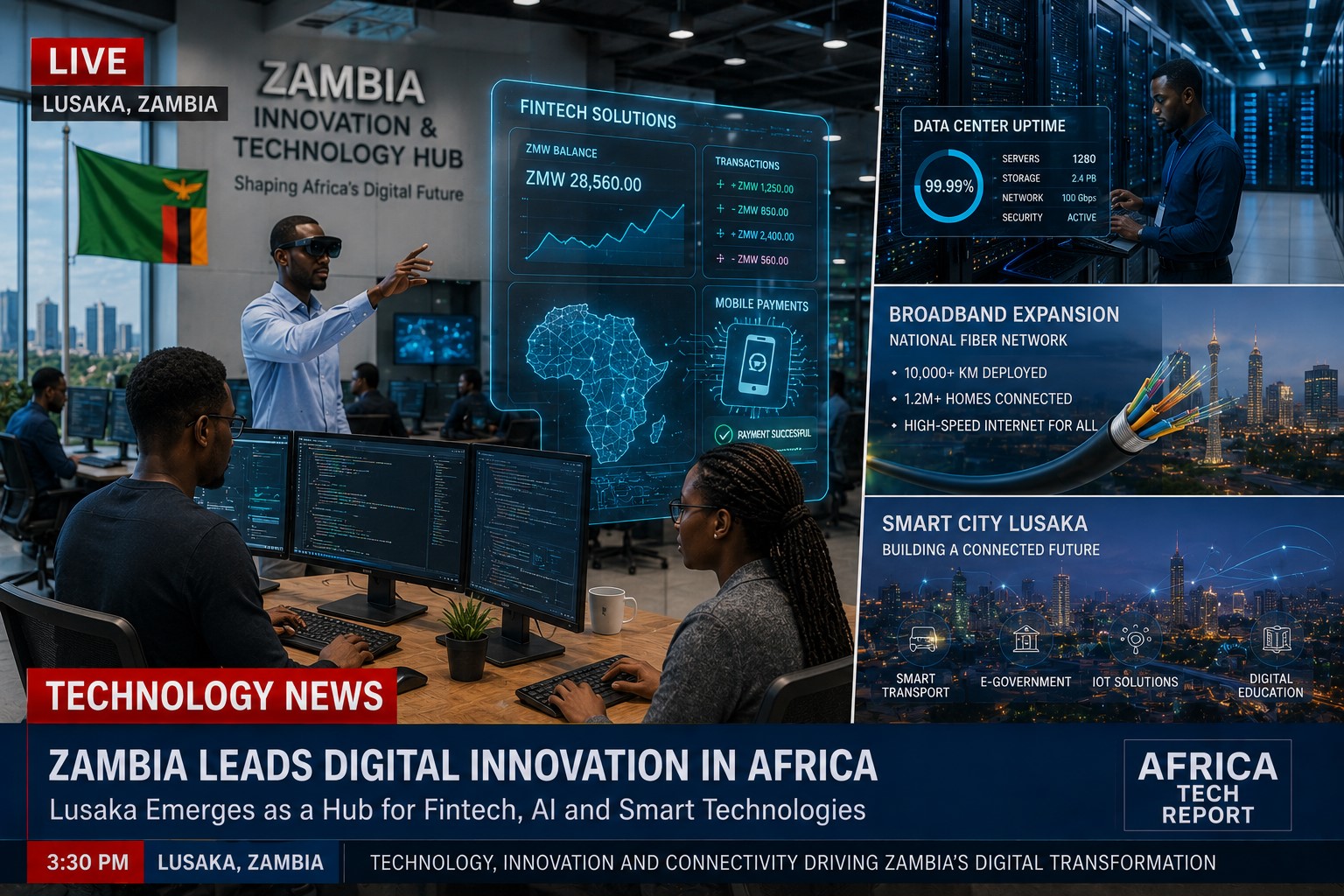 Zambia Accelerates Digital Transformation with New Technology Investments