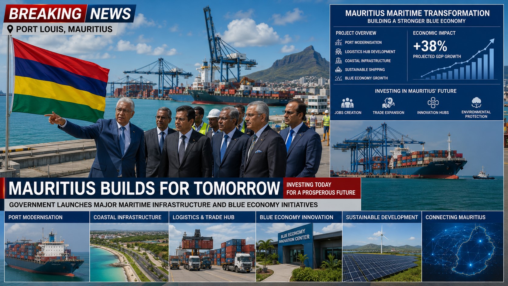 Breaking: Mauritius Expands Blue Economy Projects to Drive Future Growth