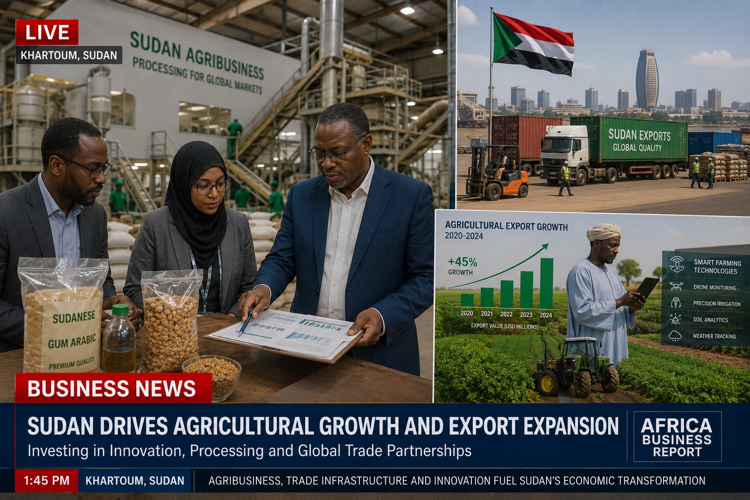 Sudan Boosts Agribusiness and Trade Development to Drive Economic Growth