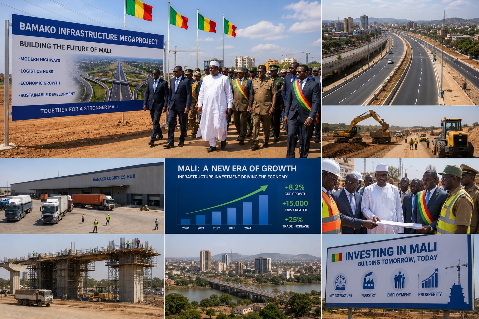Breaking: Mali Launches New Infrastructure Drive to Boost Economic Growth