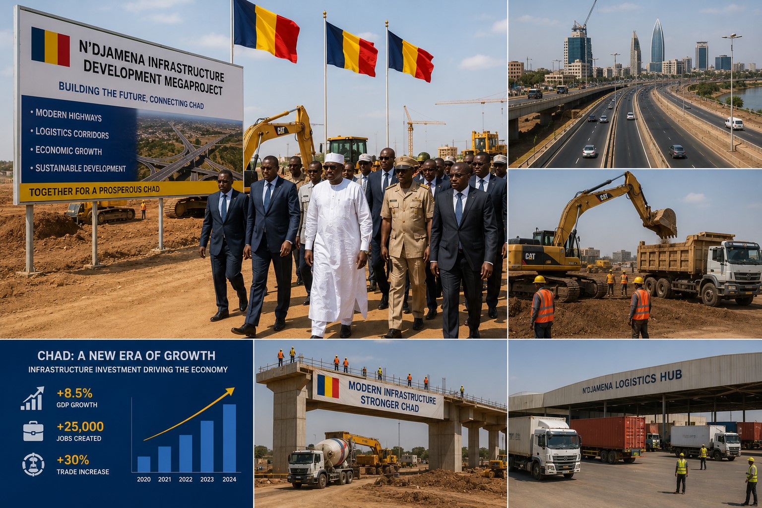 Breaking: Chad Expands Strategic Development Projects to Boost Economic Growth