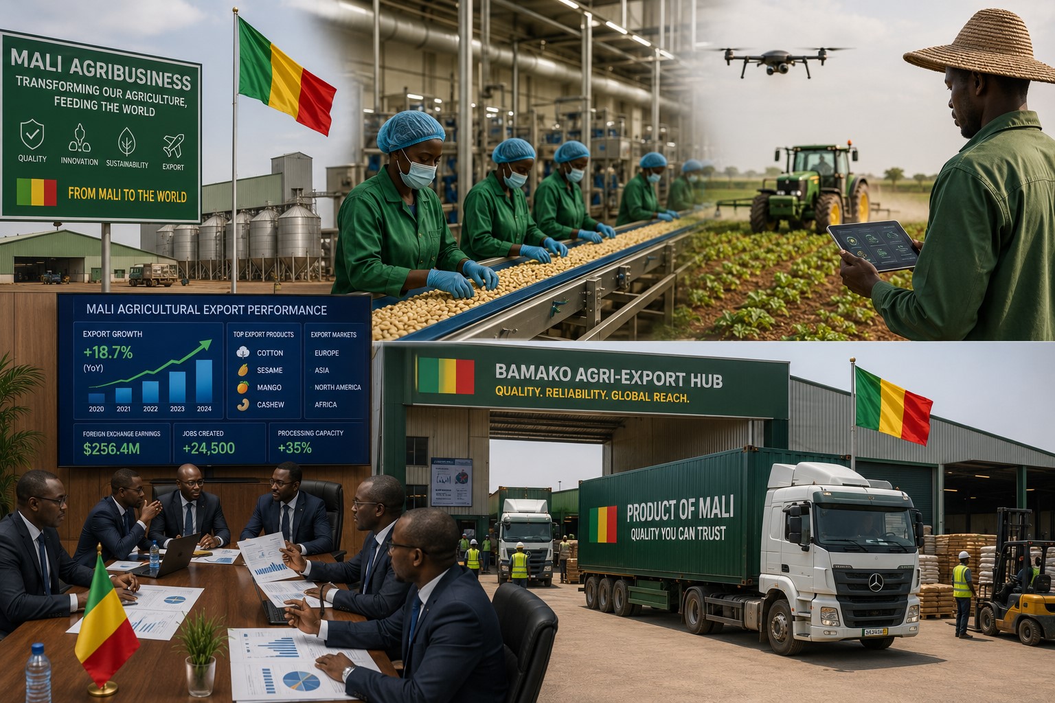 Mali Strengthens Business Growth Through Agriculture and Trade Expansion