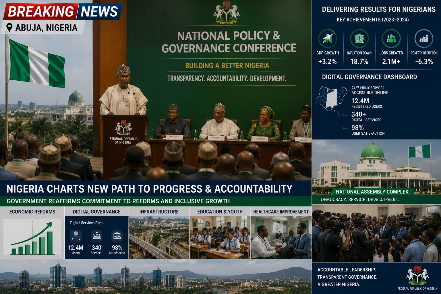 Nigeria Pushes Forward with Governance Modernization and Public Sector Reforms