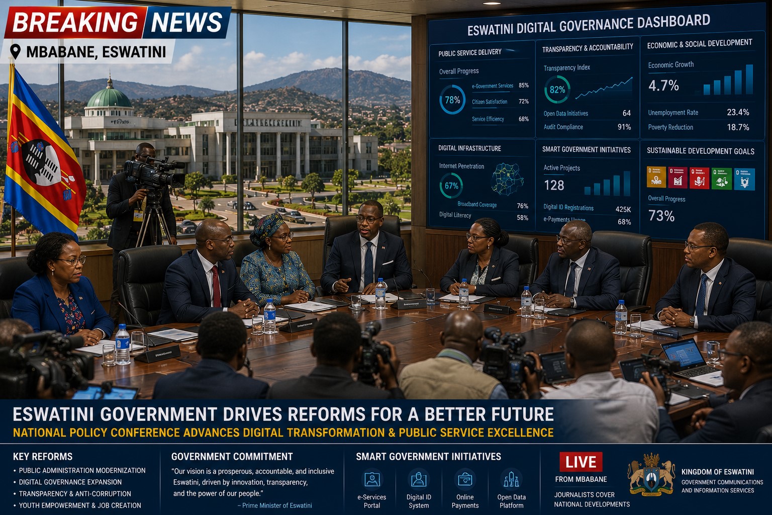 Eswatini Expands Governance Modernization and Public Service Reform Efforts