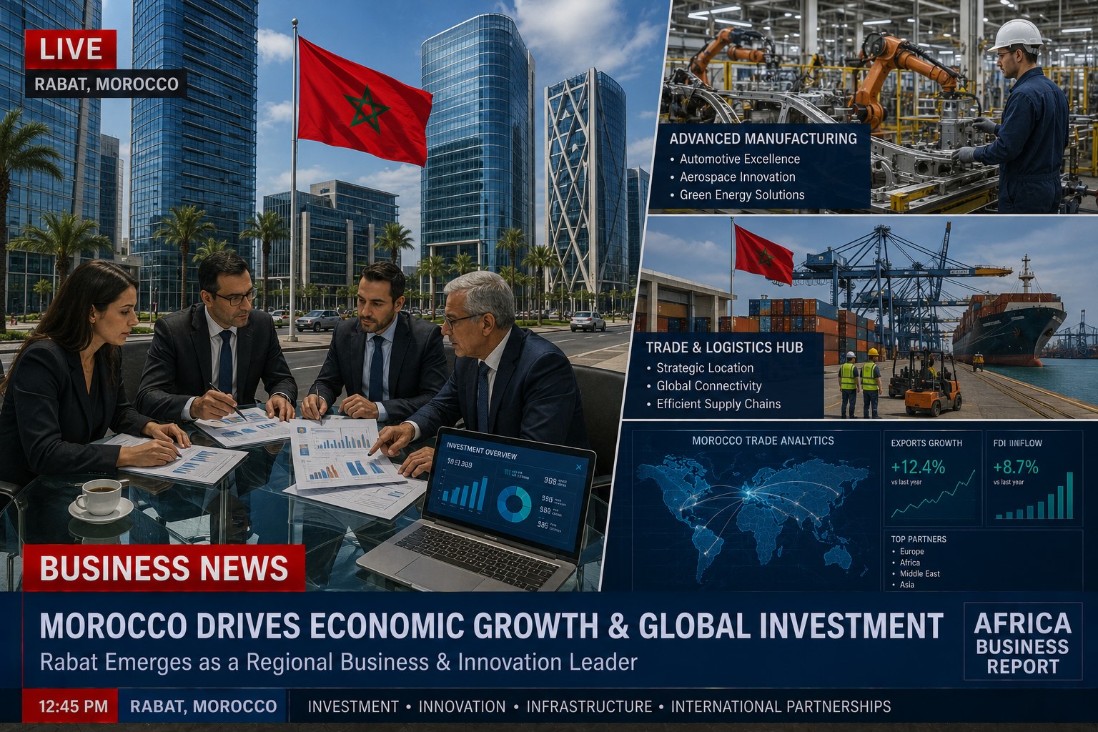 Morocco Expands Industrial Investment and Trade Opportunities to Drive Economic Growth