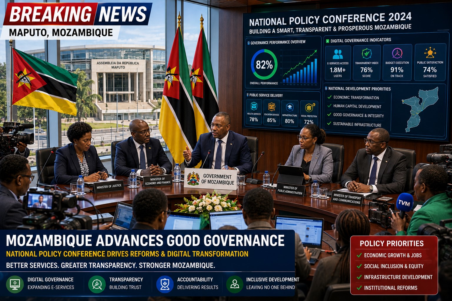 Mozambique Expands Governance Modernization and Public Service Reform Efforts