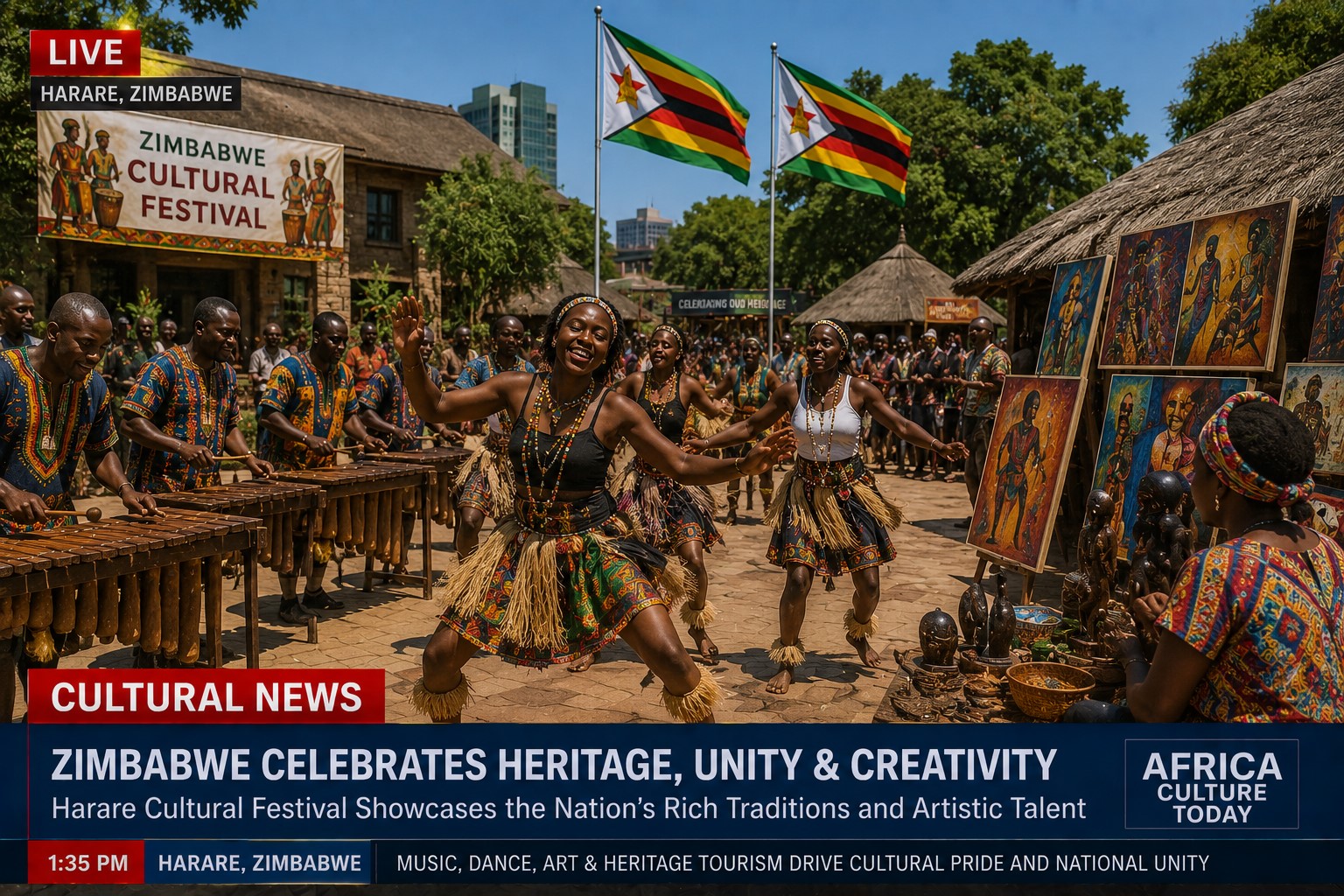 Zimbabwe Showcases Cultural Heritage Through Growing Arts and Tourism Initiatives