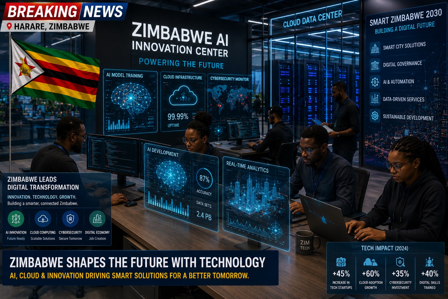 Zimbabwe Expands AI and Cloud Computing Strategy to Drive Digital Transformation