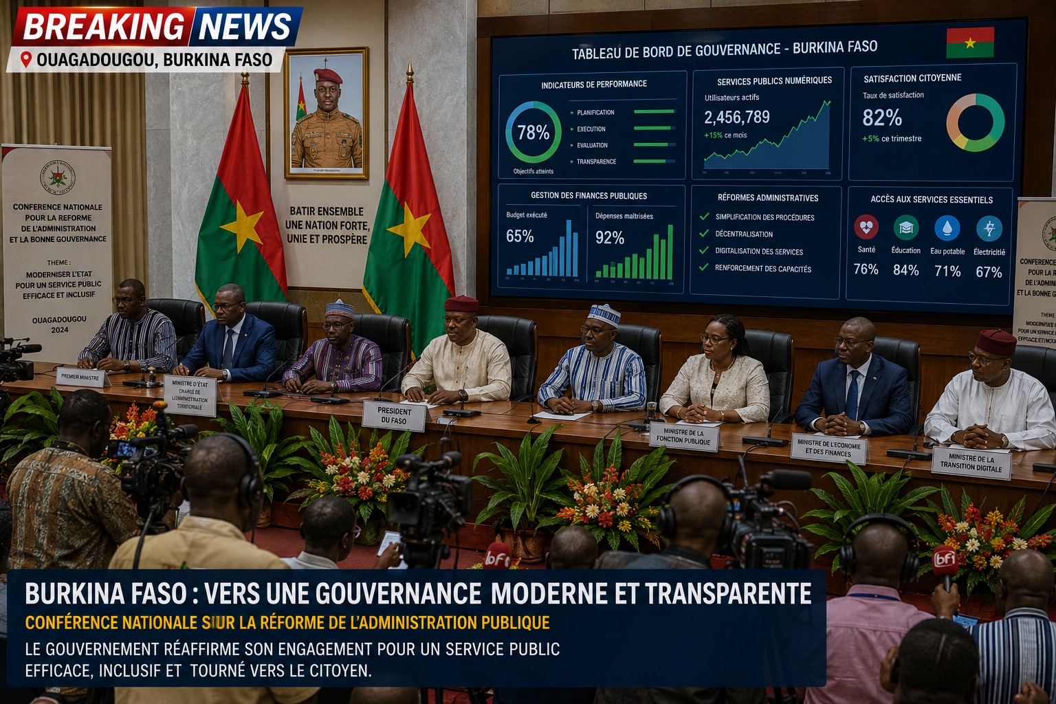 Burkina Faso Expands Governance Modernization and Public Sector Reform Initiatives