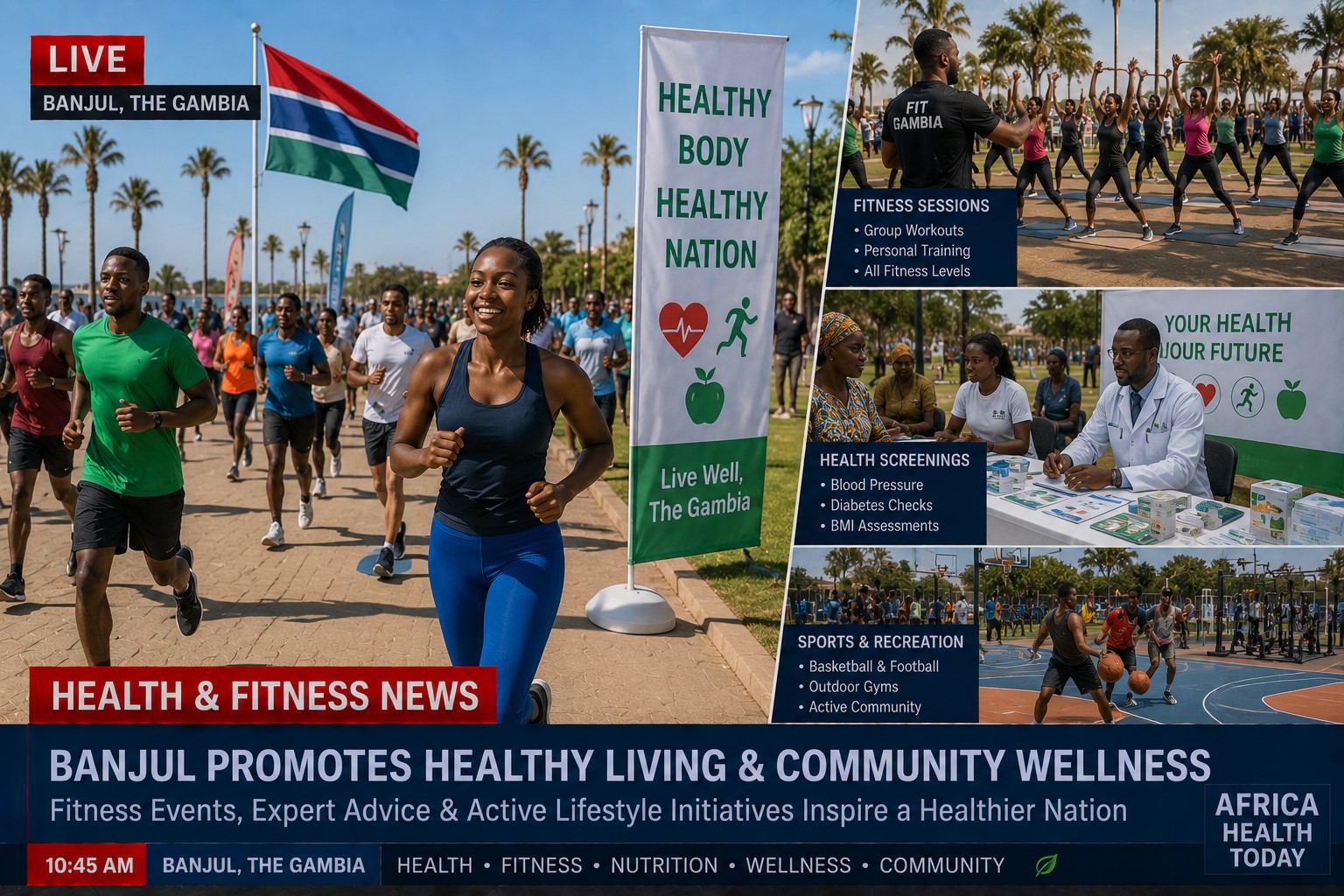 Gambia Strengthens Health and Fitness Initiatives to Build Healthier Communities
