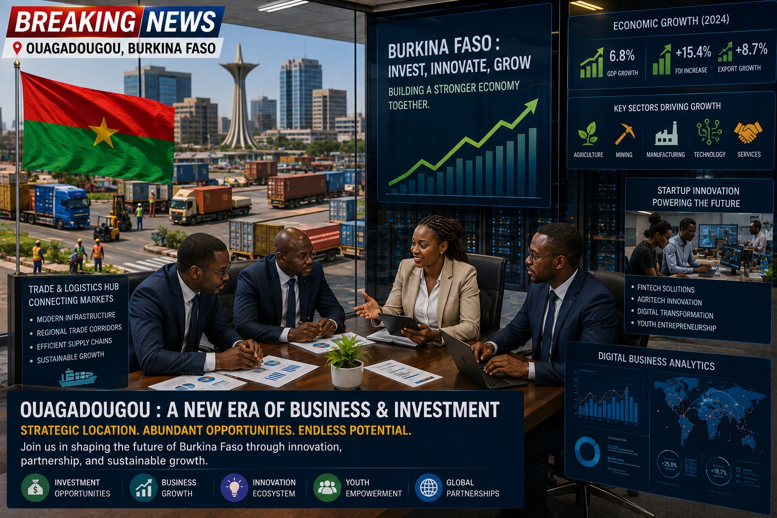Burkina Faso Strengthens Business Environment Through Investment and Enterprise Growth