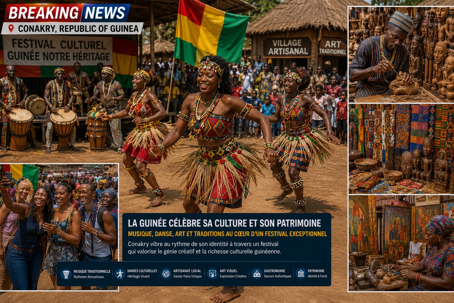 Guinea Showcases Cultural Heritage Through Festivals and Creative Industry Development