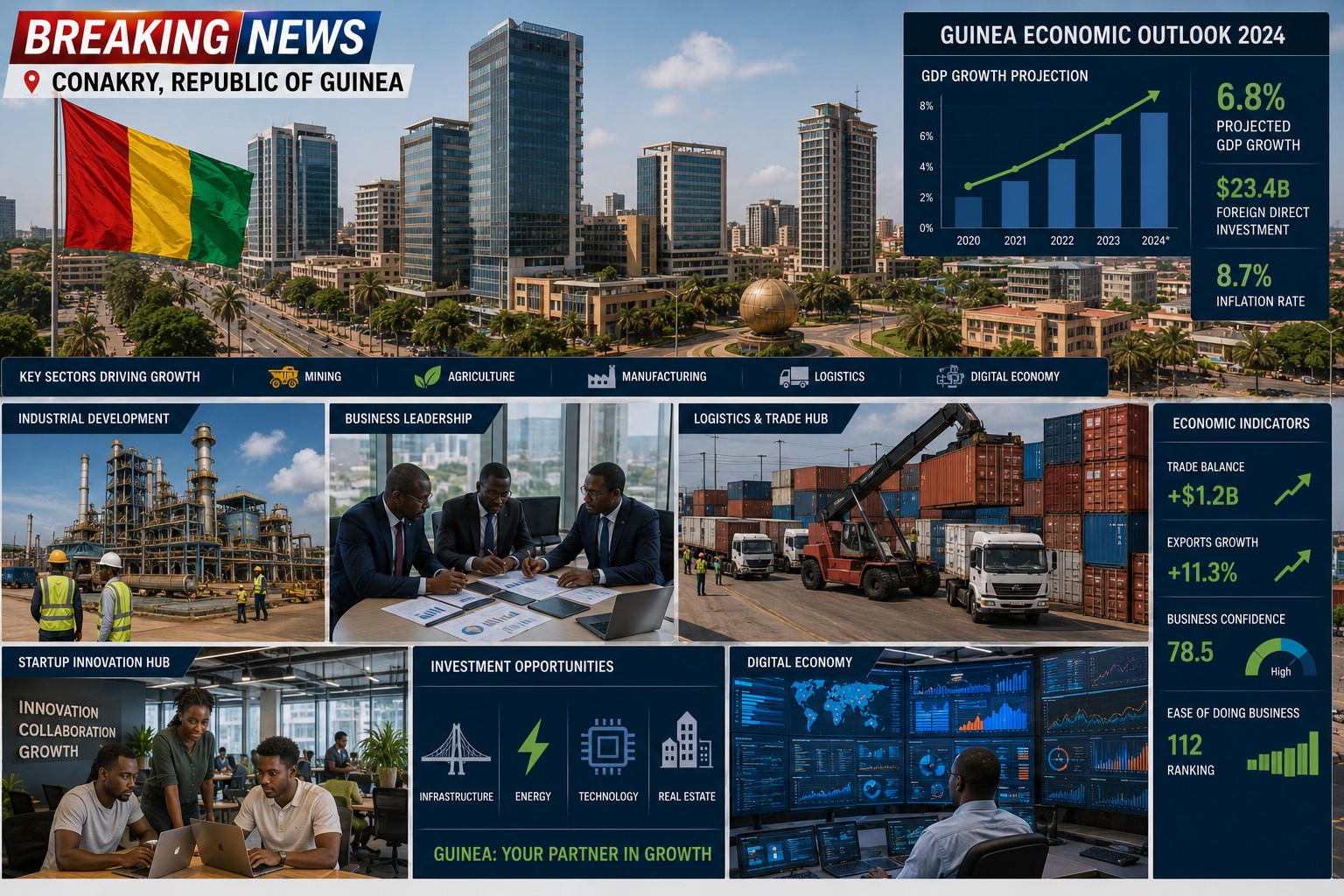 Guinea Strengthens Business Climate Through Investment and Industrial Expansion