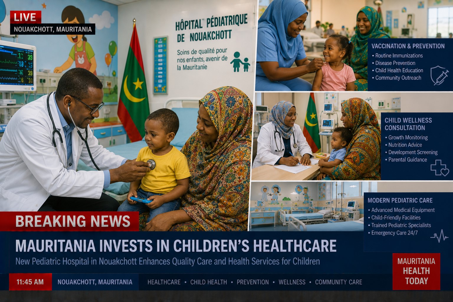 Mauritania Strengthens Children's Healthcare Through Expanded Pediatric Services
