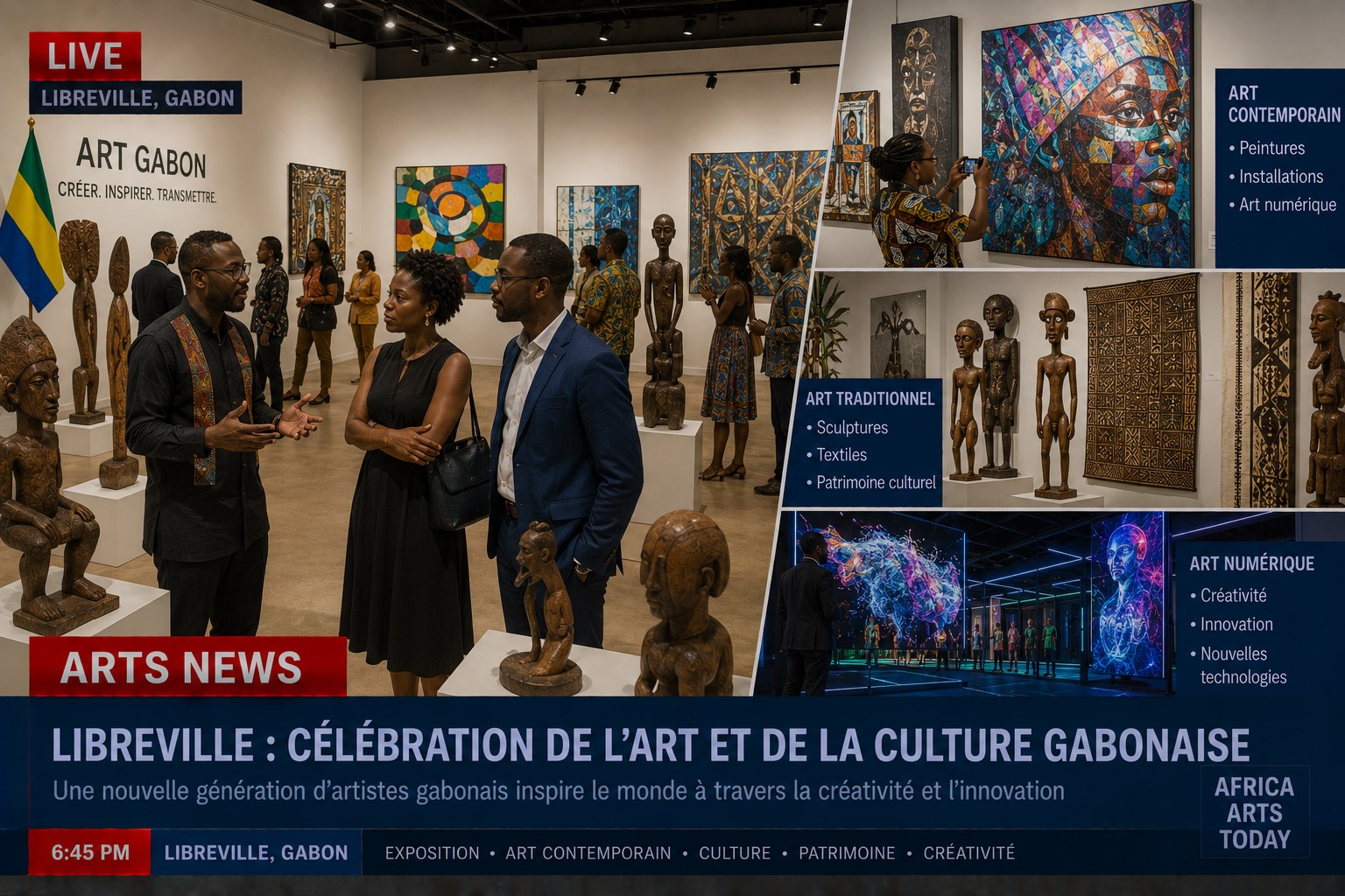 Gabon's Creative Arts Scene Expands Through Innovation and Contemporary Expression