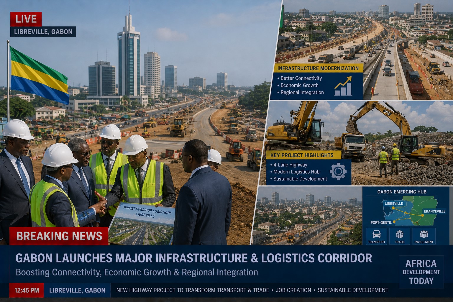 BREAKING: Gabon Expands Infrastructure and Development Projects to Strengthen Economic Growth