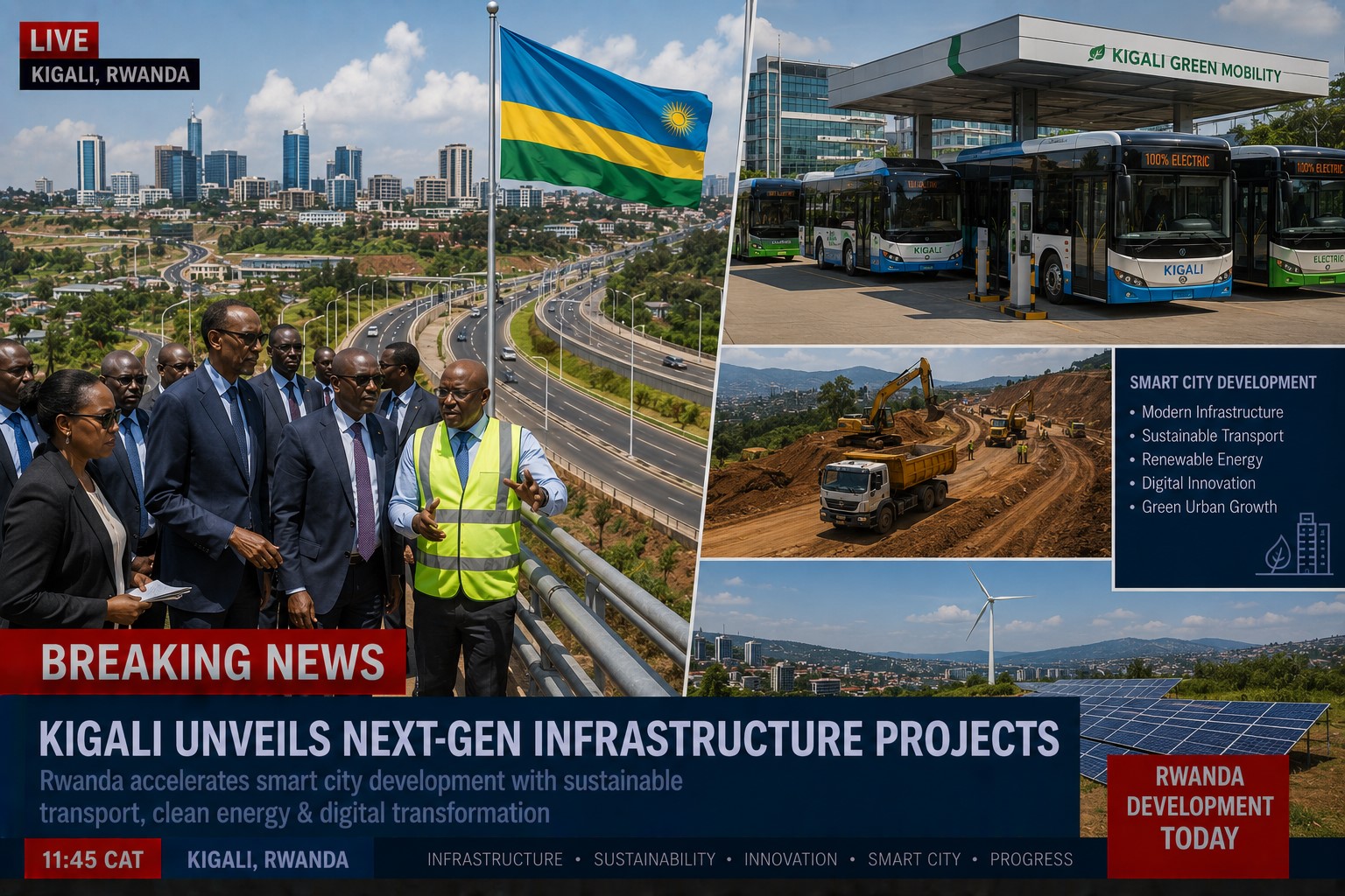 BREAKING: Rwanda Expands Smart Infrastructure and Sustainable Development Projects
