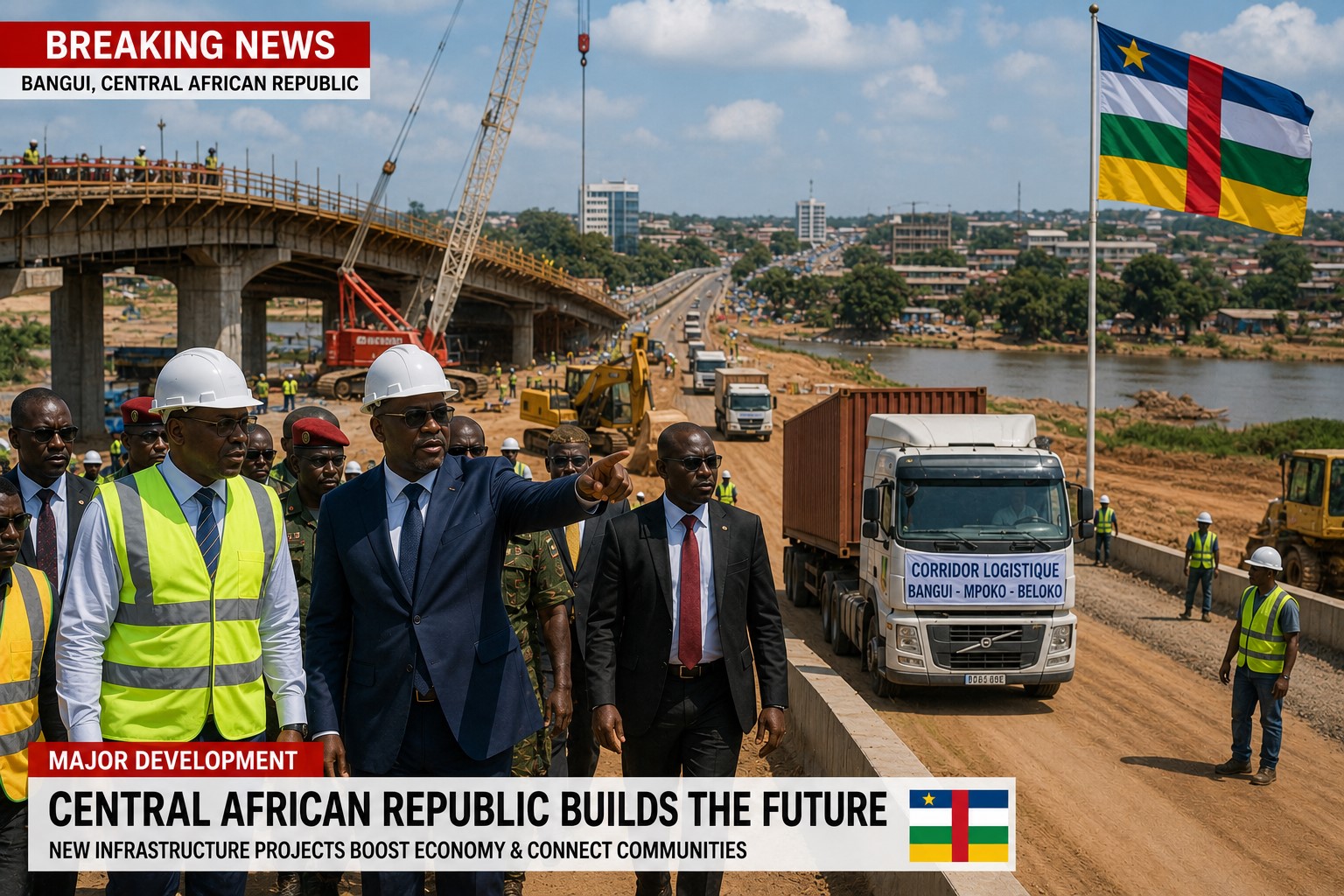 BREAKING: Central African Republic Expands Strategic Infrastructure Development