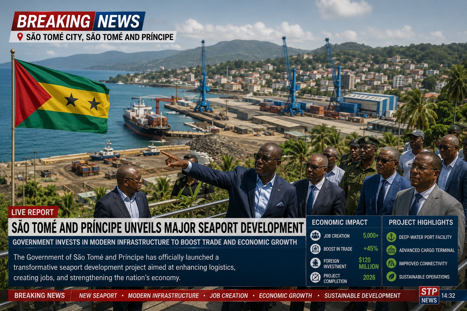 BREAKING: São Tomé and Príncipe Expands Infrastructure and Blue Economy Projects