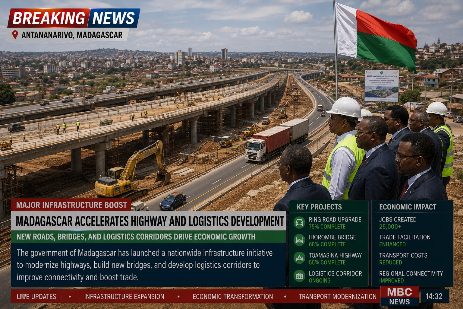 BREAKING: Madagascar Expands Strategic Infrastructure Development Across the Country