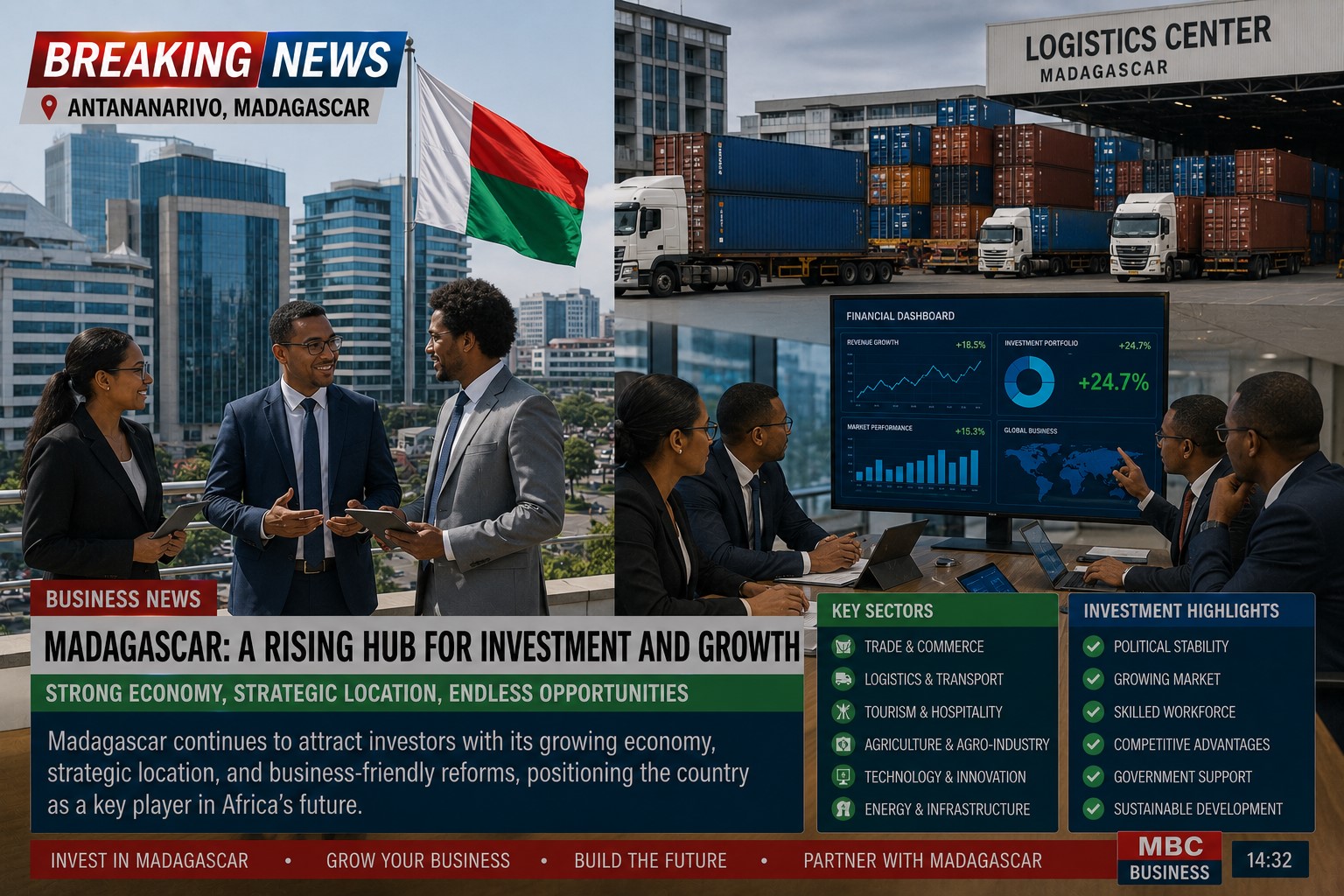 Madagascar Accelerates Business Growth Through Investment and Industrial Expansion