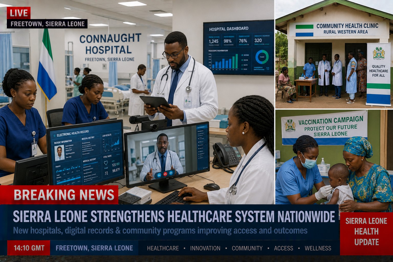 Sierra Leone Strengthens Healthcare Through Digital Health and Community Programs