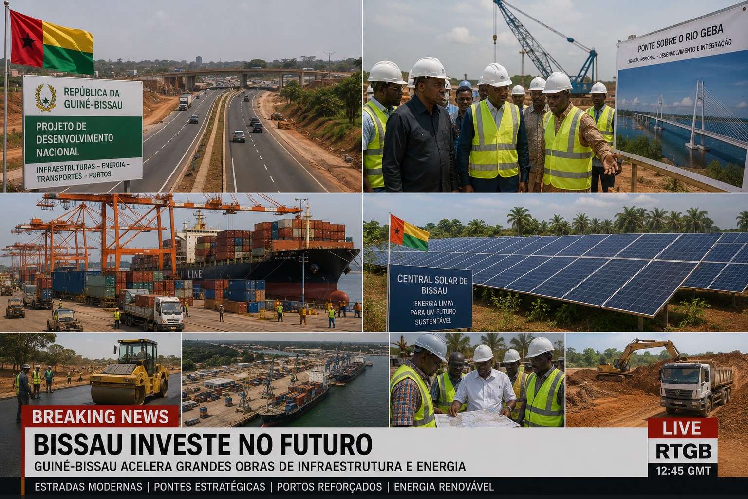 BREAKING: Guinea-Bissau Fast-Tracks Infrastructure and Energy Modernization