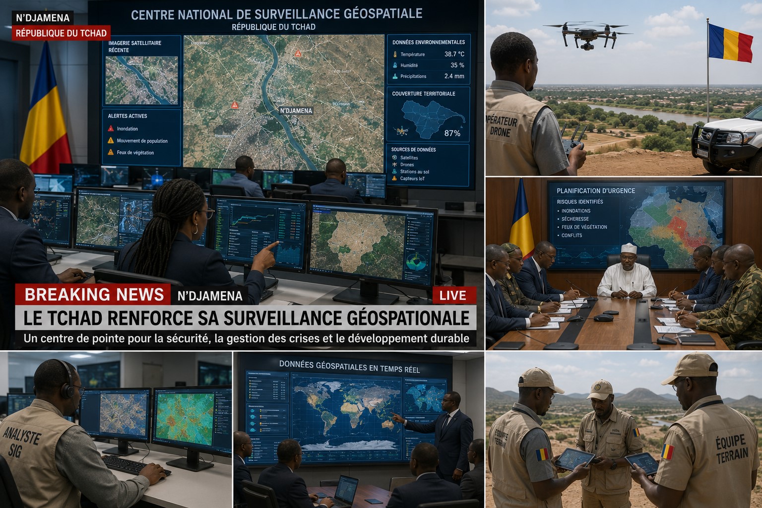 BREAKING: Chad Expands Digital Mapping and Disaster Preparedness Initiative