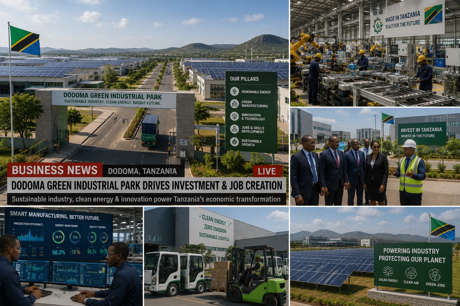 Tanzania Accelerates Green Industrial Parks to Boost Business Growth