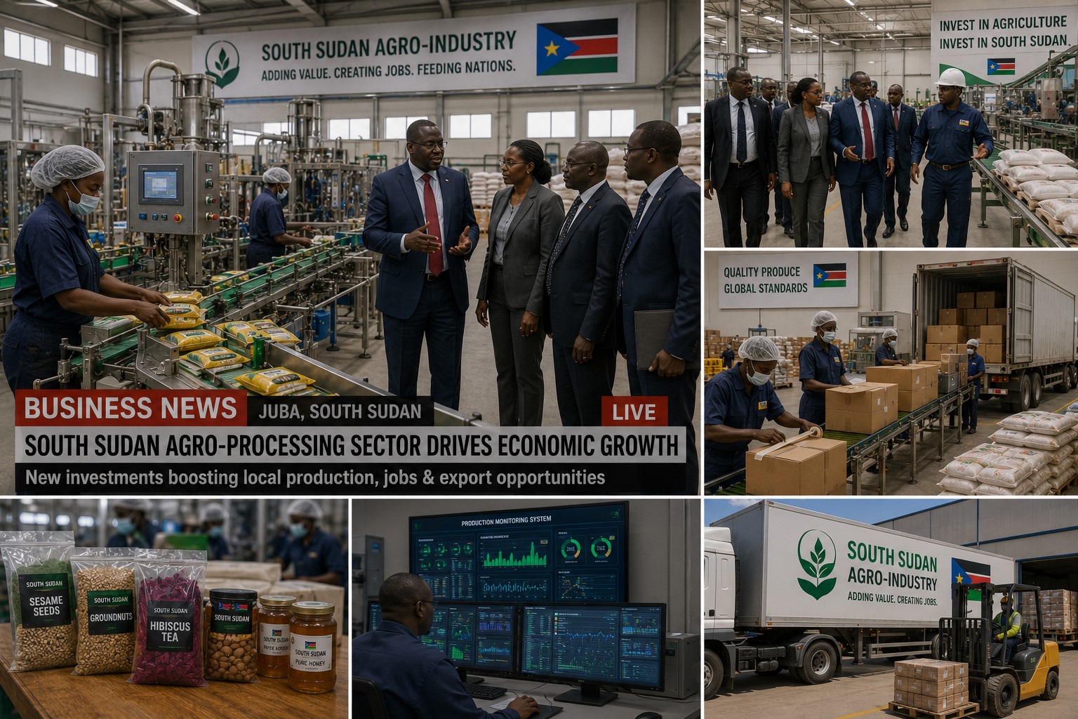 South Sudan Accelerates Agro-Processing Industry to Strengthen Business Growth