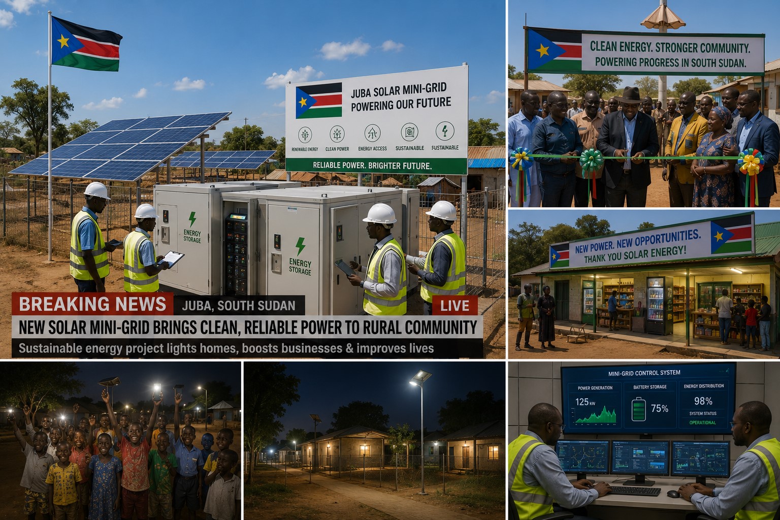 BREAKING: South Sudan Accelerates Renewable Energy Mini-Grid Expansion