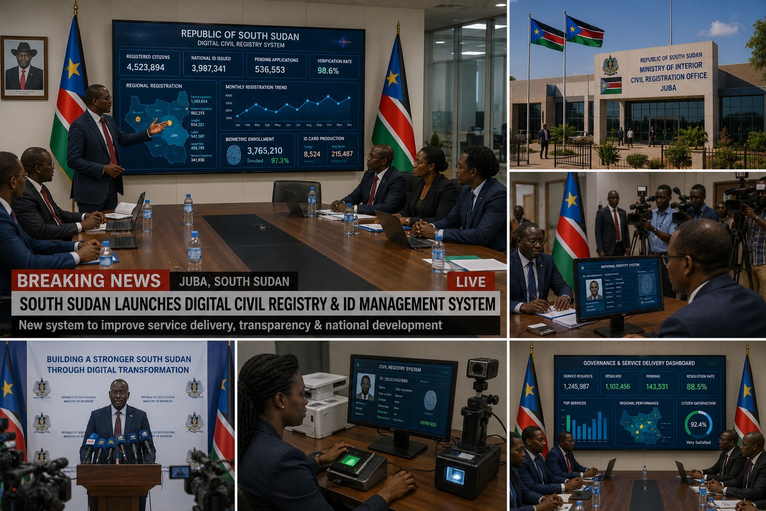 South Sudan Advances Digital Civil Registry Reform to Modernize Governance