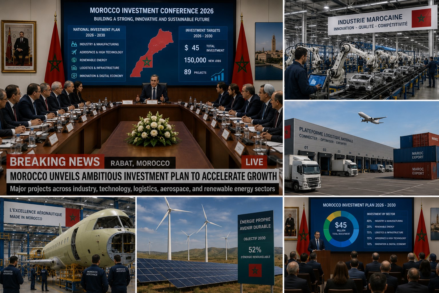 Morocco Approves MAD 42 Billion Investment Projects in Major Business Growth Push