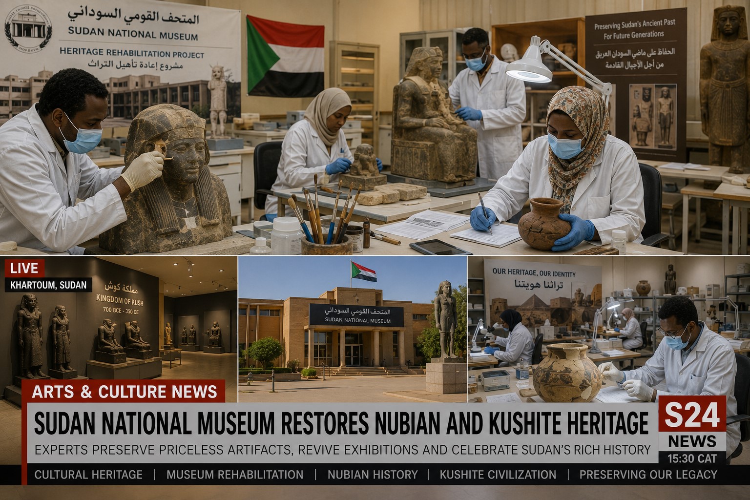 Sudan Renews National Museum Rehabilitation Efforts to Protect Cultural Heritage