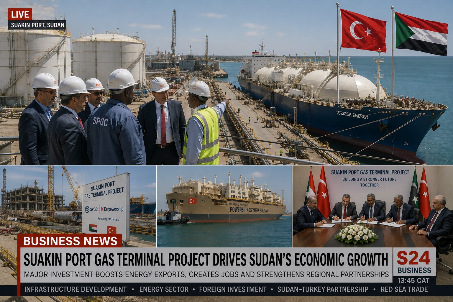Sudan Advances First Specialized Gas Terminal Project at Suakin Port