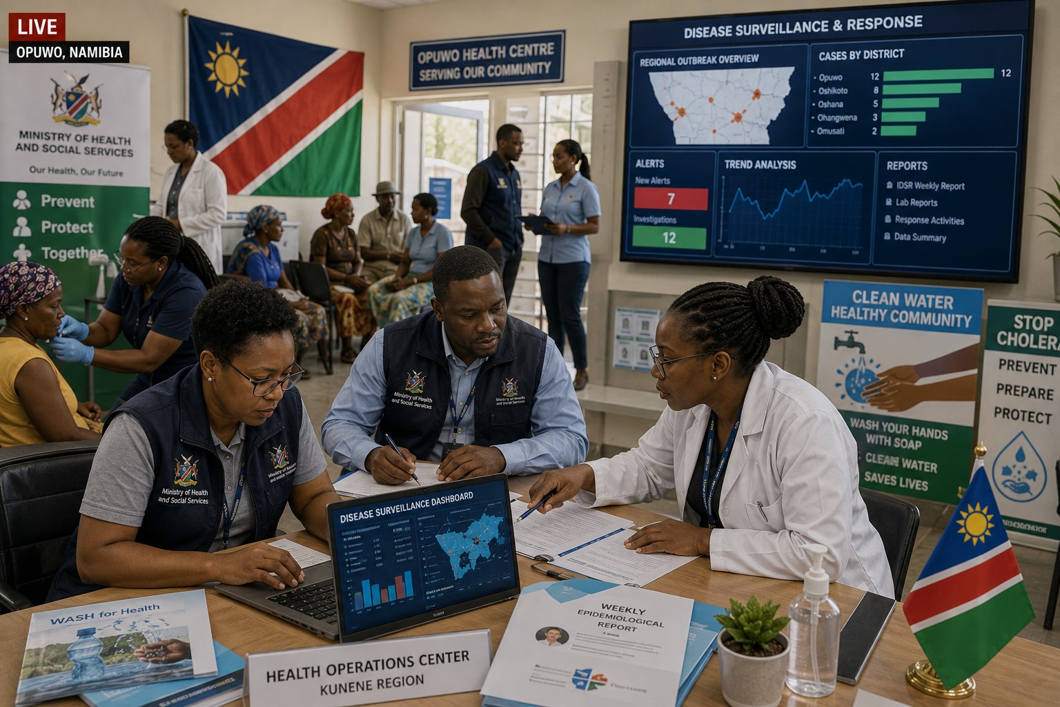 Namibia Declares Cholera Outbreak Over After 28 Days Without Confirmed Cases