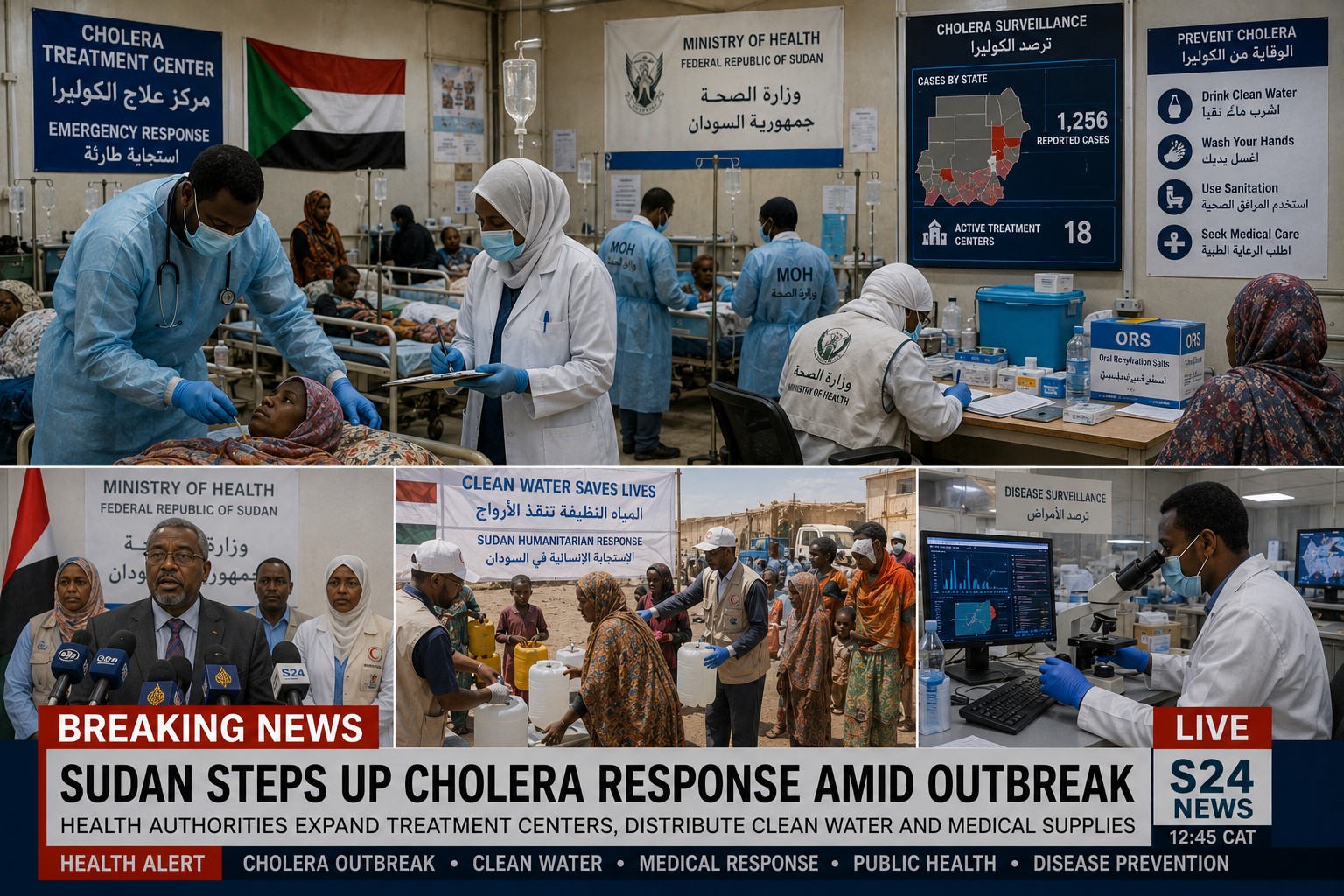 BREAKING: Sudan Faces Growing Cholera Threat as Conflict and Rains Pressure Health System