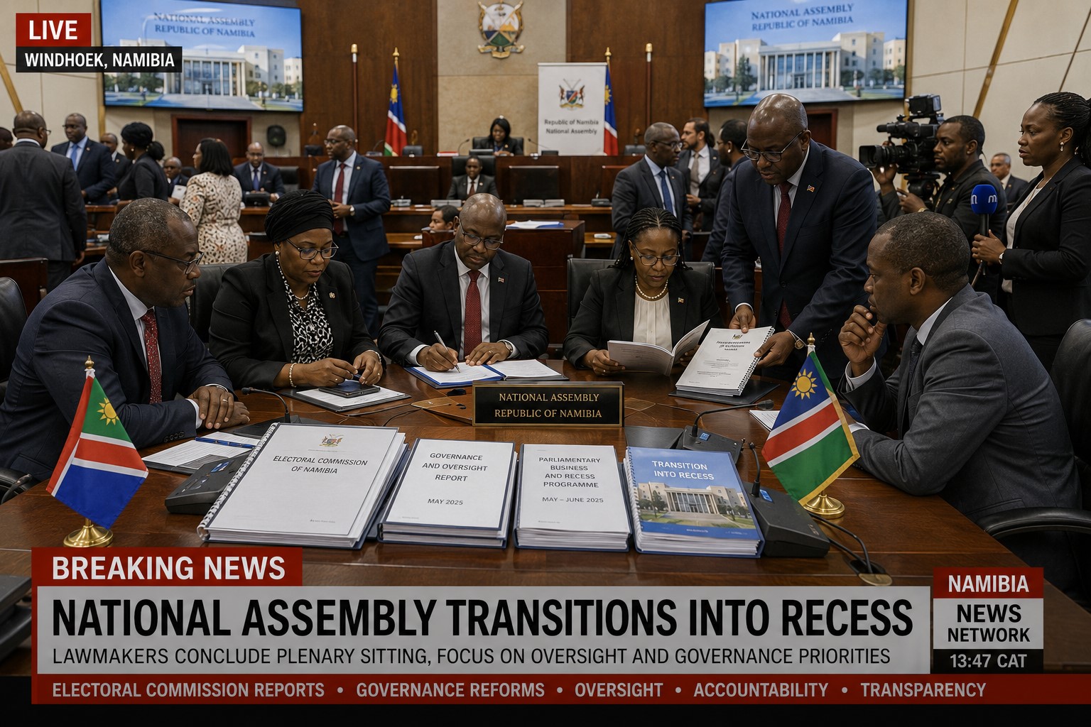 Namibia Parliament Enters Recess as Electoral Commission Appointments Remain Unresolved