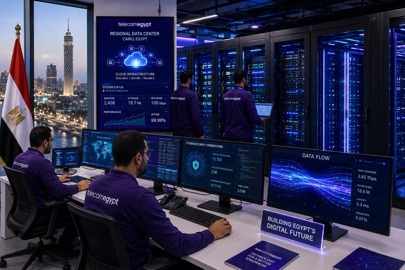 Telecom Egypt Keeps Data Center Business Fully Owned as Digital Infrastructure Demand Grows