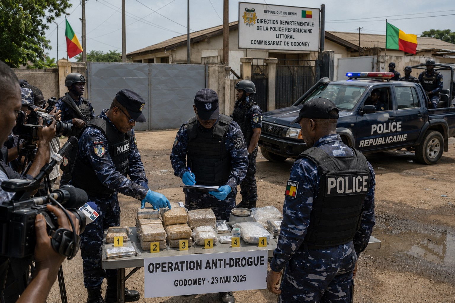 BREAKING: 52 Arrested in Major Anti-Drug Operation in Benin