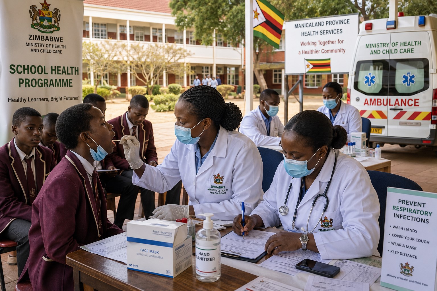 Zimbabwe Investigates Respiratory Illness Outbreak Affecting More Than 382 Students