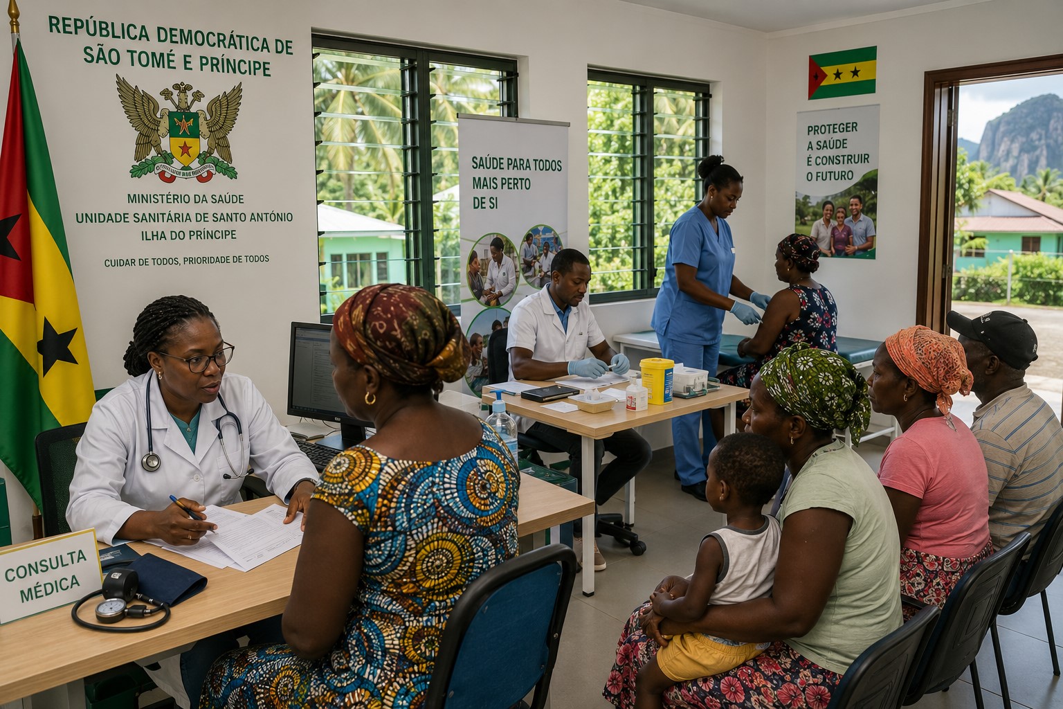 São Tomé and Príncipe Strengthens Primary Healthcare Services on Príncipe Island